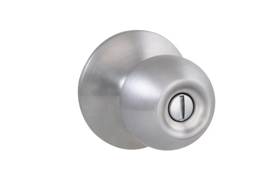 Defiant Saturn Stainless Steel Bed/Bath Door Knob