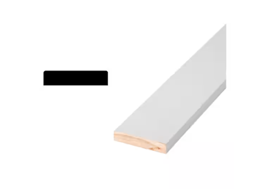 Woodgrain Millwork Timeless Craftsman 25E2 9/16 in. x 2-1/2 in. Primed Pine Finger-Jointed Casing