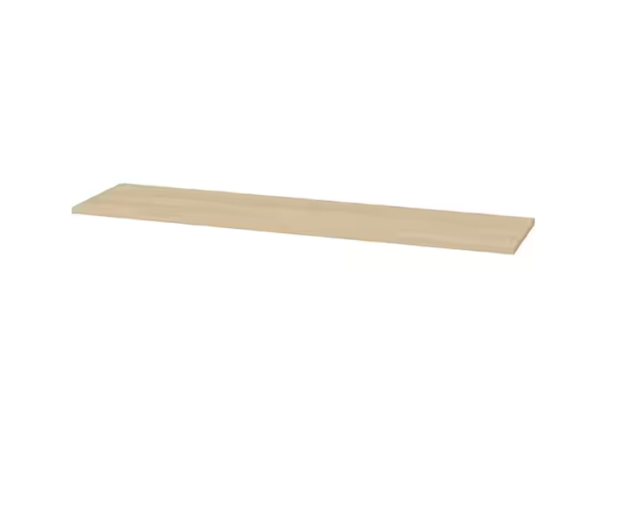 Everbilt 12 in. D x 48 in. W- Monterey Oak Laminated Decorative Wall Shelf