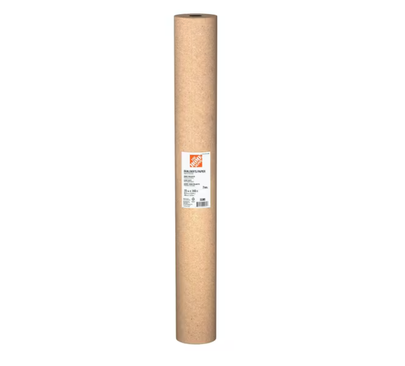 The Home Depot 35 in. x 140ft. Builders Paper