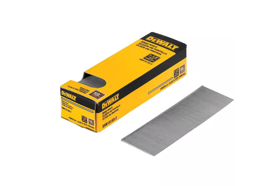 DEWALT 1-1/2 in. x 18-Gauge Brad Nails (2500 per Pack)
