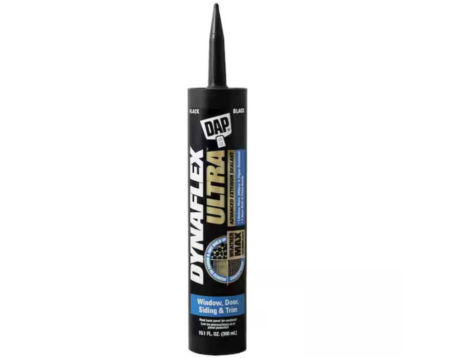 DAP DYNAFLEX ULTRA 10.1 oz. Black Advanced Exterior Window, Door and Siding Sealant