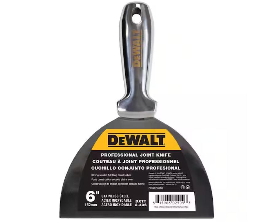 DEWALT 6 in. Welded Stainless Steel Joint Knife