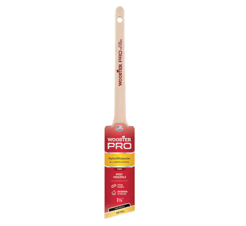Wooster 1-1/2 in. Pro Nylon/Polyester Thin Angle Sash Brush