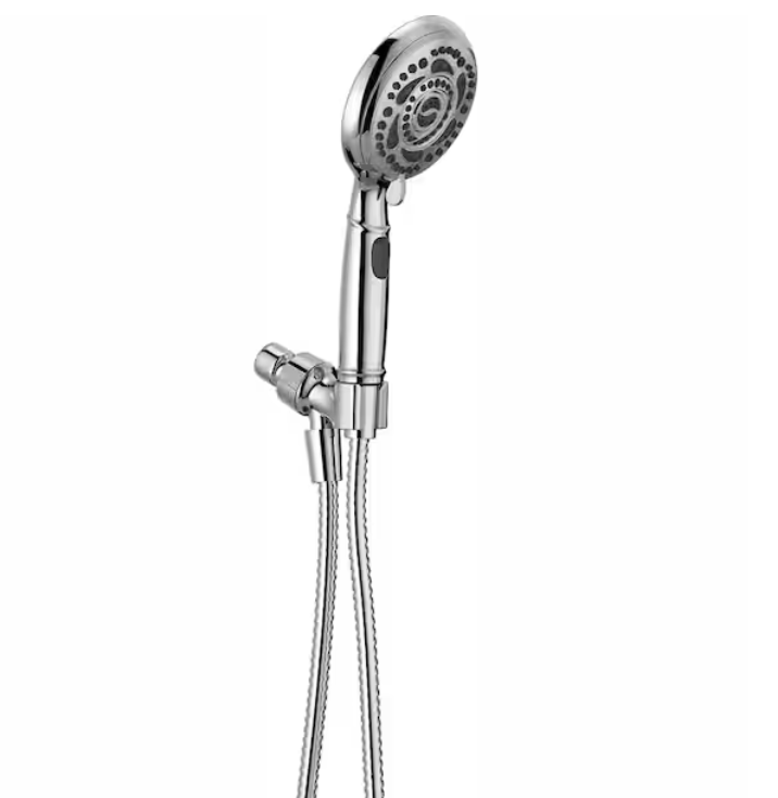 Delta 7-Spray Wall Mount Handheld Shower Head 1.8 GPM in Chrome