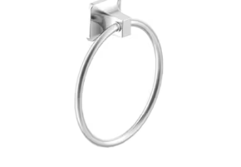Project Source Seton Chrome Wall mount Single Towel Ring