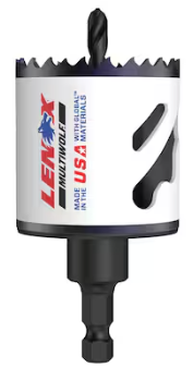 LENOX 2-1/8-in Bi-metal Arbored Hole saw