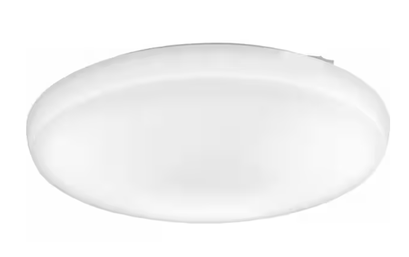 Lithonia Lighting Low Profile Round 20 in. White LED Flush Mount Light Fixture