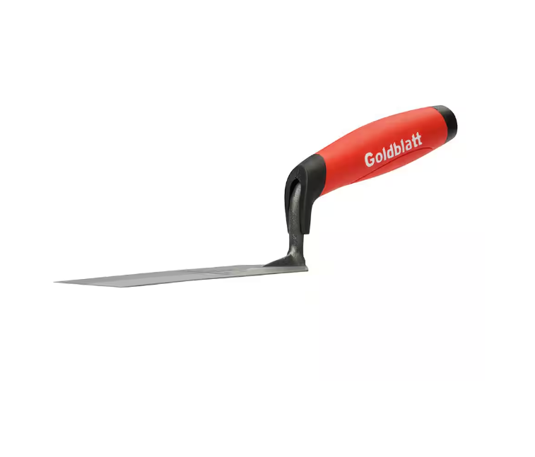 Goldblatt RED SINCE 1885 6 in. x 2 in. Pro Margin Trowel (1-Piece)