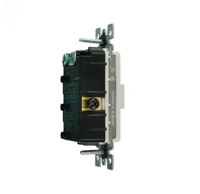 Decora 15 Amp 3-Rocker Combination Switch, White 1755-WS