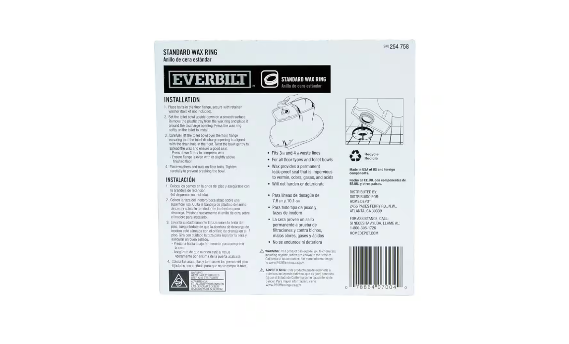 Everbilt Standard Toilet Wax Ring