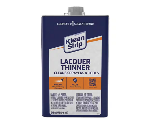 Klean Strip 1 qt. Lacquer Thinner Cleans Sprayers and Tools