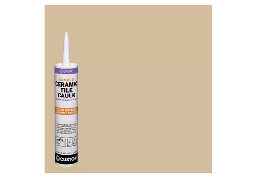 Custom Building Products Polyblend #122 Linen 10.5 oz. Sanded Ceramic Tile Caulk