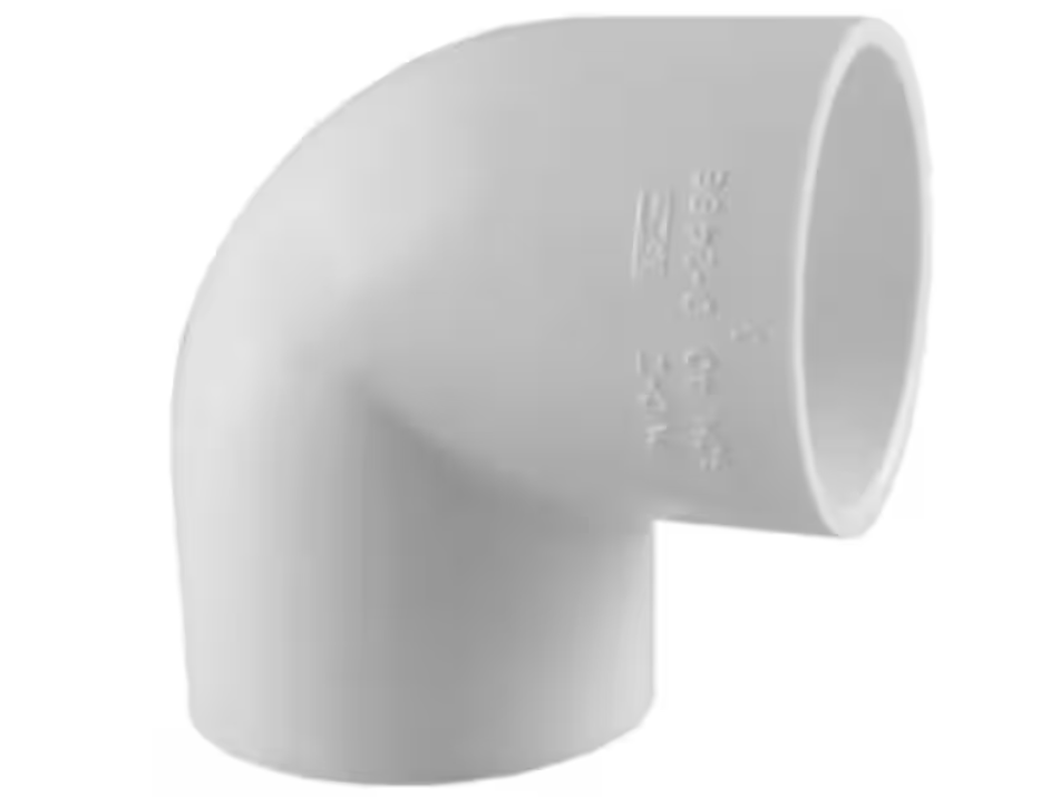 Charlotte Pipe 1 in. PVC Sch. 40 90-Degree Elbow