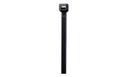 Commercial Electric 36in Heavy Duty 175lb Tensile Strength UL 21S Rated Cable Zip Ties 15 Pack UV (Black)