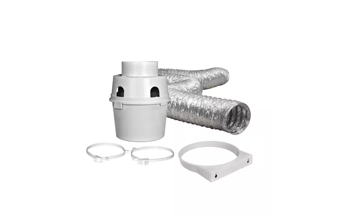 Everbilt 4 in. x 5 ft. Indoor Dryer Vent Kit with Flexible Duct