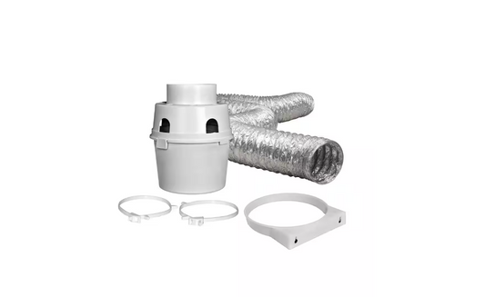 Everbilt 4 in. x 5 ft. Indoor Dryer Vent Kit with Flexible Duct