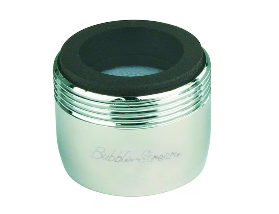 Bubble-Stream 1.8 GPM Dual-Thread PCA Water-Saving Faucet Aerator, Chrome