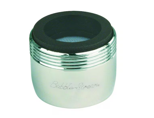 Bubble-Stream 1.8 GPM Dual-Thread PCA Water-Saving Faucet Aerator, Chrome