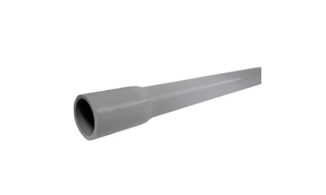 Cantex 1/2 in. x 10 ft. Gray Non-Metallic PVC Schedule 40-Conduit