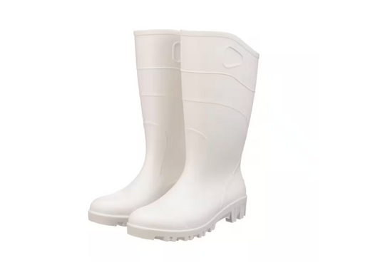 Heartland 15 in. All-Purpose White Rubber Boot Size 12