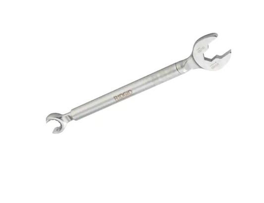 RIDGID One Stop Wrench for Angle Stops, Straight Stops, and Compression Couplings, 2-in-1 Plumbing Wrench for Common Nut Sizes