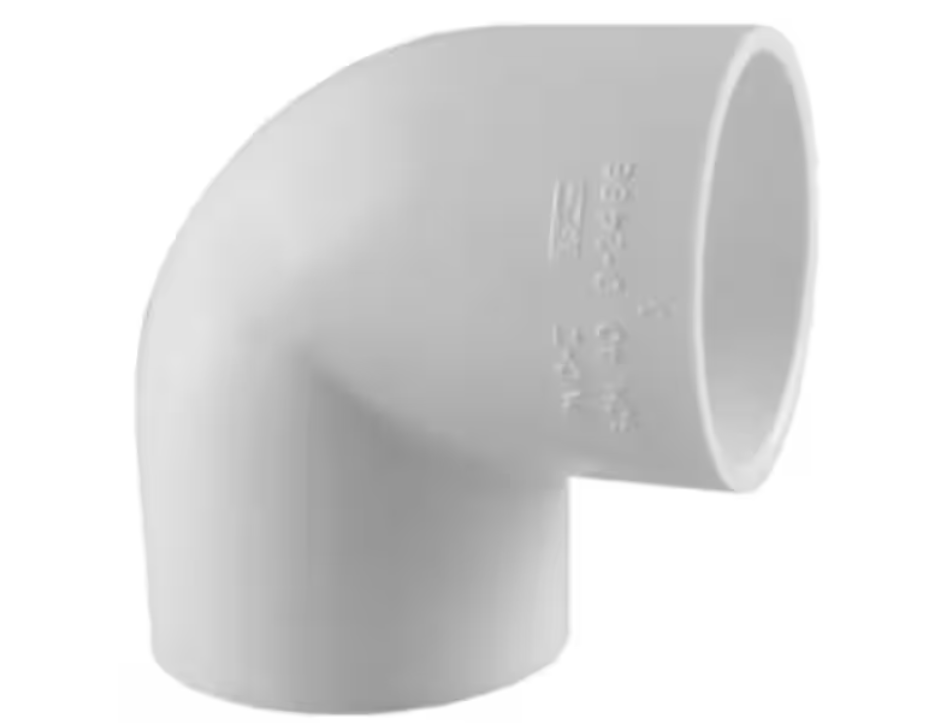 Charlotte Pipe 1-1/4 in. x 1-1/4 in. 90 Degree PVC Socket x Socket Elbow Fitting