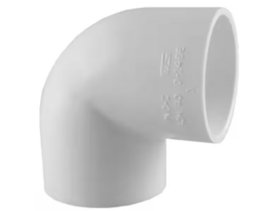 Charlotte Pipe 1-1/4 in. x 1-1/4 in. 90 Degree PVC Socket x Socket Elbow Fitting