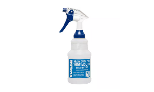 ECOLAB 32 oz. Heavy-Duty Pro Wide Mouth Bleach Resistant Spray Bottle
