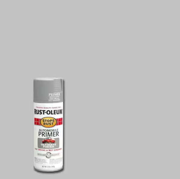 Rust-Oleum Stops Rust Stops Rust 12 Oz. Light Gray Flat Automotive Primer Spray