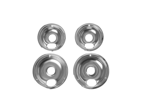 Everbilt 4PK CHROME RANGE DRIP BOWL (NON-GE)