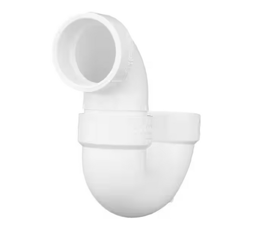 Charlotte Pipe 1-1/2 in. DWV PVC P-Trap with Solvent Weld Joint