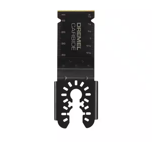 Dremel Universal 1-1/4 in. Carbide Flush Cutting Oscillating Multi-Tool Blade (1-Piece)