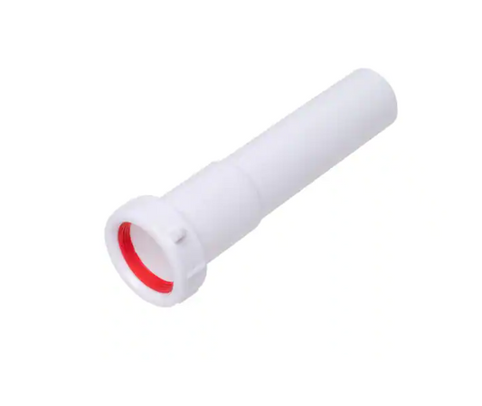 Oatey 1-1/2 in. x 6 in. White Plastic Slip-Joint Sink Drain Extension Tube