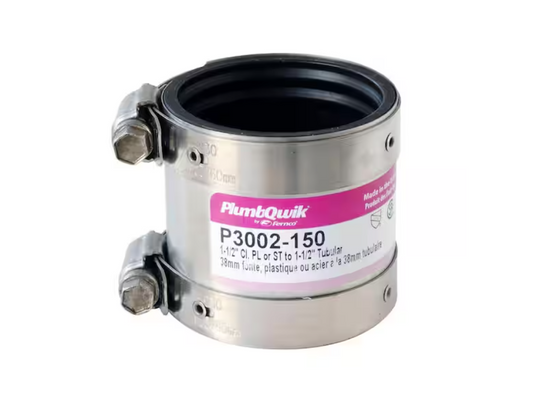 Fernco Proflex 1-1/2 in. Neoprene Shielded Coupling