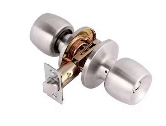 TOLEDO Malaga Satin Stainless Steel Privacy Door Knob Lockset