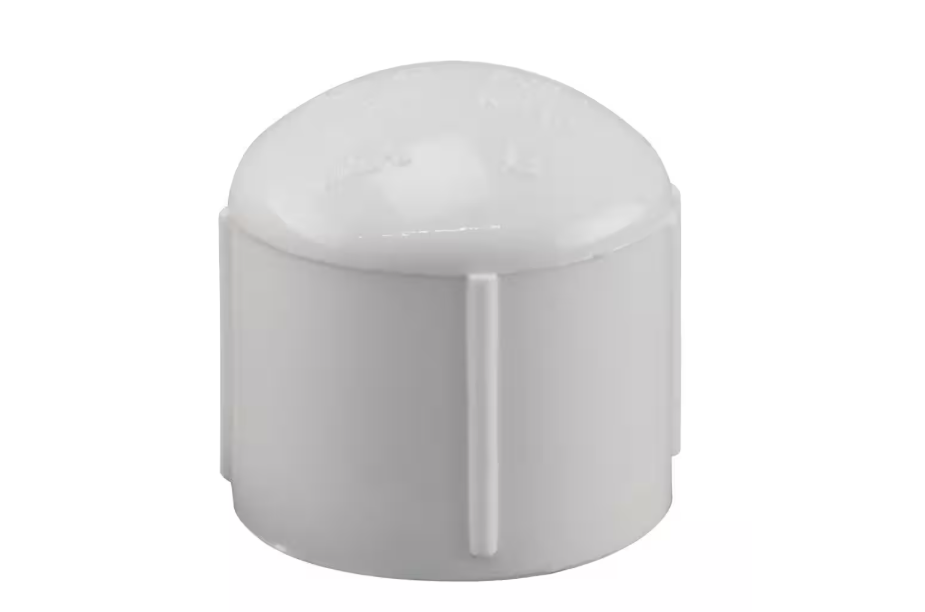LASCO Fittings 1/2 in. PVC Sch. 40 FPT Cap