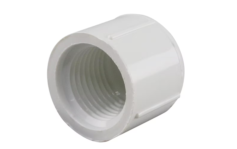 LASCO Fittings 1/2 in. PVC Sch. 40 FPT Cap