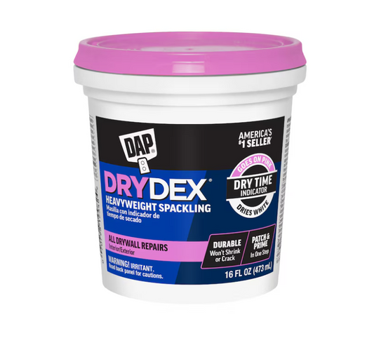 DAP DryDex White Interior/Exterior Color-Changing , Spackling 16 Fluid ounce(s)