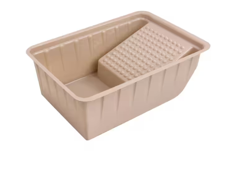 Earth Plastic 4.63 in. Plastic Mini Roller Paint Tray