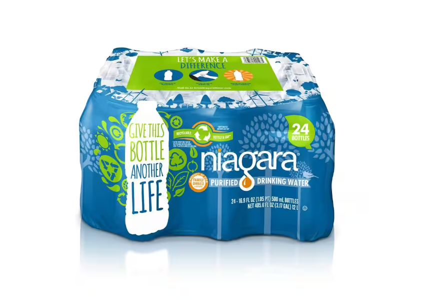 Niagara 16.9 fl. oz. Purified Drinking Water (24-Pack)