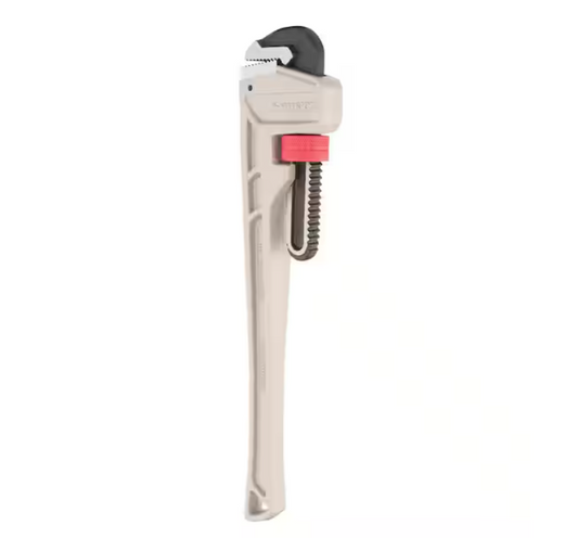 Husky 18 in. Aluminum Pipe Wrench with 2 in. Jaw Capacity