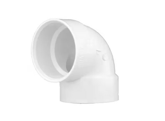 Charlotte Pipe 1-1/2 in. PVC DWV 90° Hub x Hub Vent Elbow