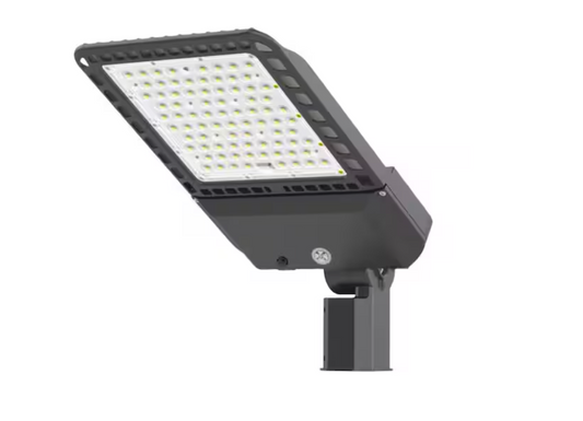 WYZM 1500-Watt Equivalent Integrated LED Bronze 300W Parking Lot Area Light,Slip Fitter,5000K White, 39000Lumens Dusk to Dawn