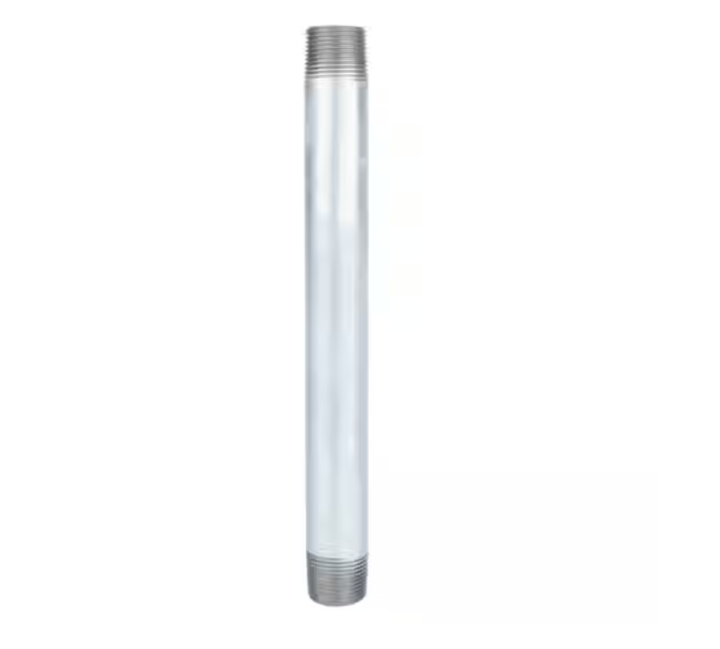 STZ 2 in. x 8 in. Galvanized Steel Nipple