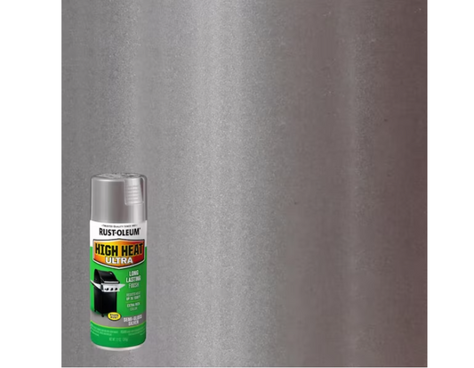 Rust-Oleum Specialty 12 oz. High Heat Ultra Semi-Gloss Silver Spray Paint