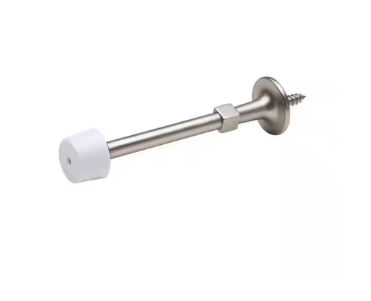 Everbilt Satin Nickel Light Duty Solid Door Stop