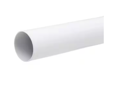 Everbilt 96 in. W White Heavy-Duty Steel Closet Rod