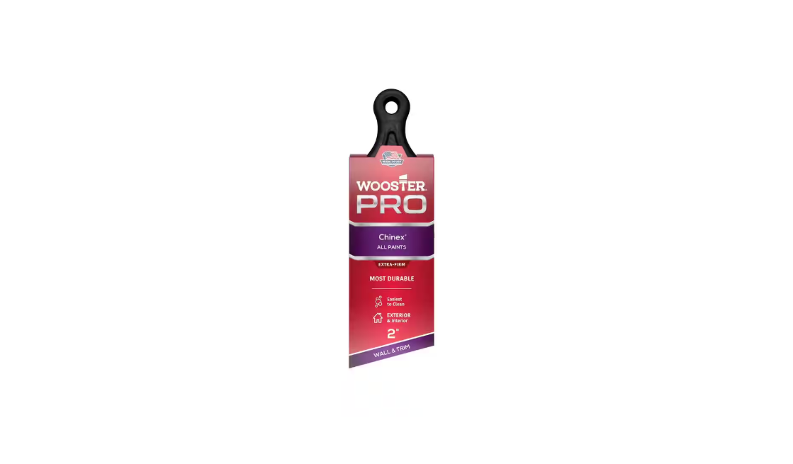 Wooster 2 in. Pro Chinex Short Handle Angle Sash Brush