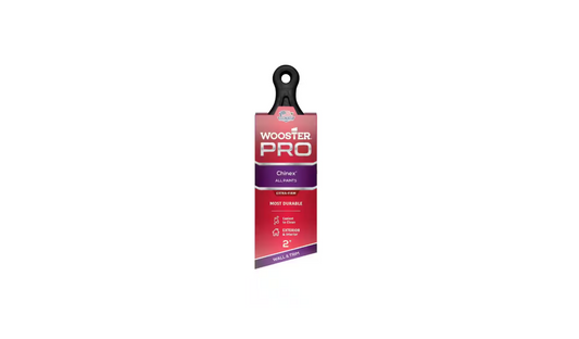 Wooster 2 in. Pro Chinex Short Handle Angle Sash Brush
